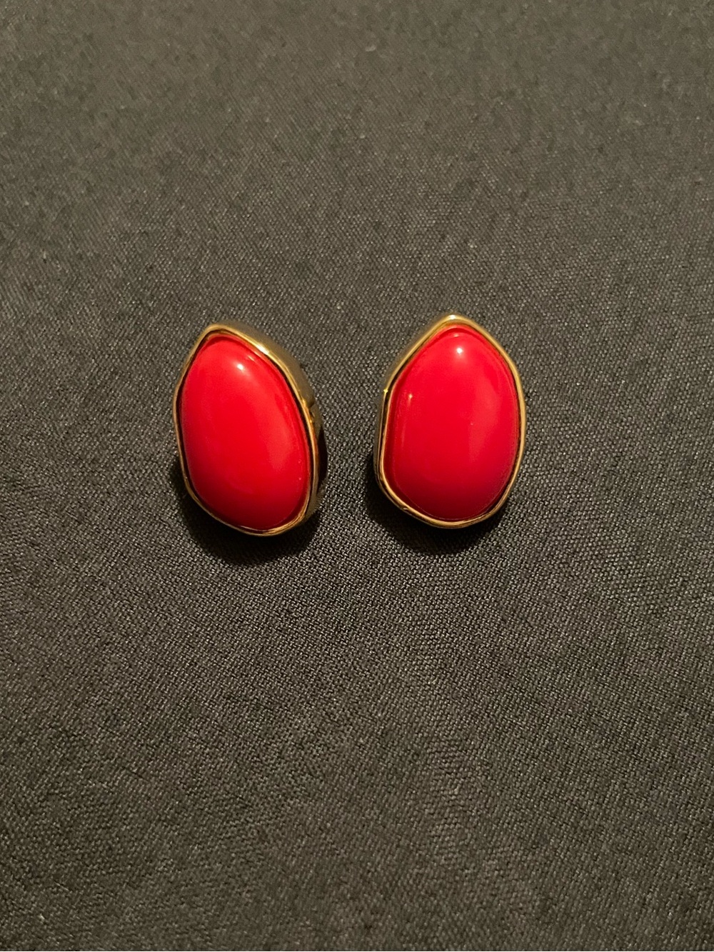 New - 18k gold plated, stainless steel earrings